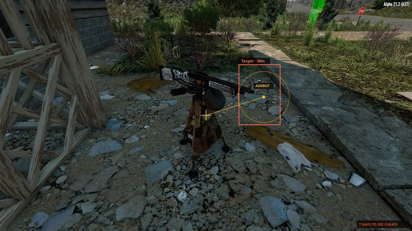Hidden loot and kitchen containers marked in 7 Days to Die